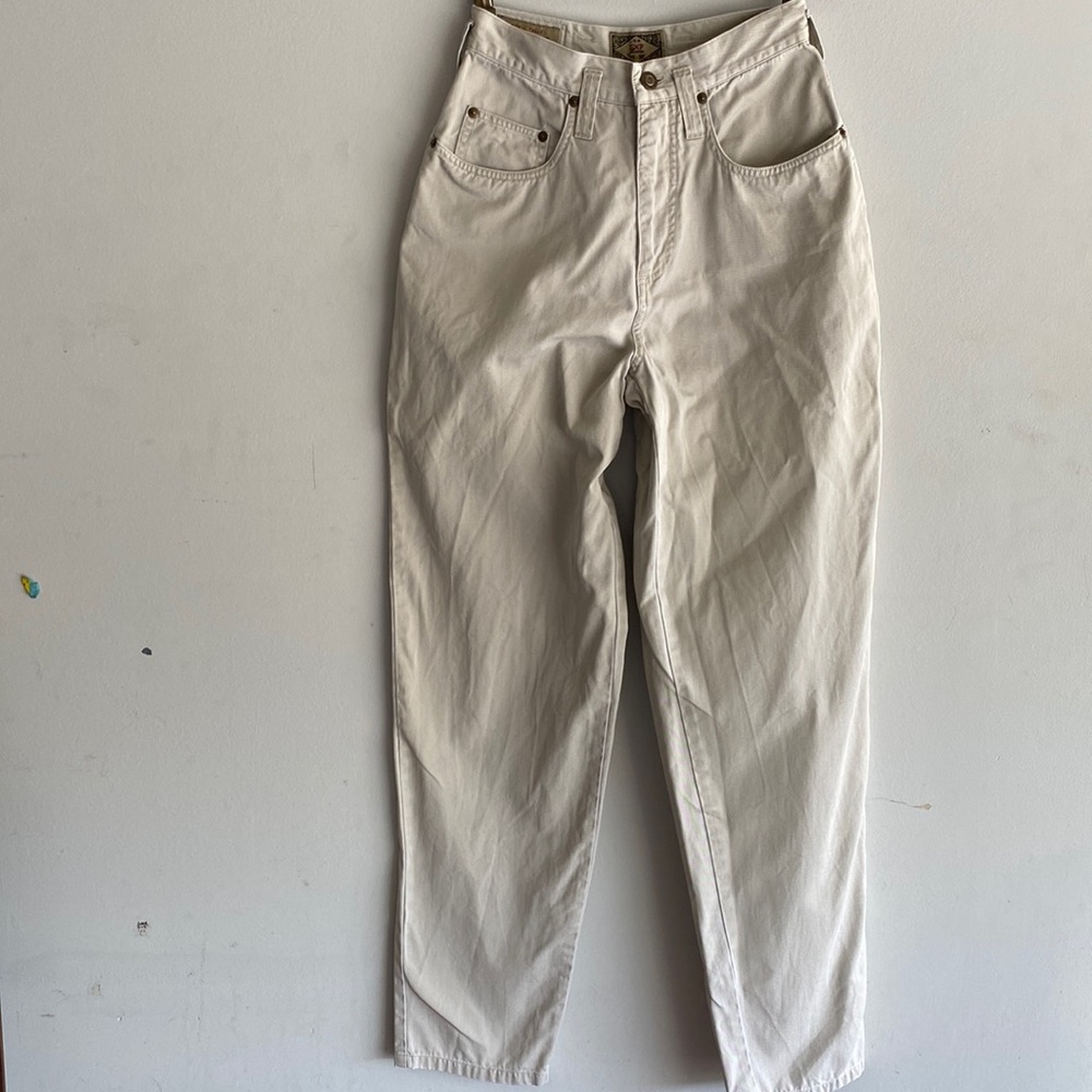Vintage Limited Express Khaki High Rise Mom Jeans Size 1